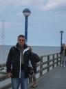 Peter auf der Seebrücke in Zingst